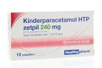 Healthypharm Paracetamol Kinderen 240 Mg 10zp