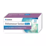 Sanias Foliumzuur 0.5 Mg 30tb