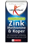 Lucovitaal Zink Methionine &amp; Koper 60tb