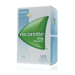 Nicorette Nicotine Kauwgom 2mg Classic - 105 Stuks Voor Stoppen Met Roken