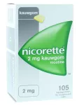 Nicorette Nicotine Kauwgom 2mg Classic - 105 Stuks Voor Stoppen Met Roken