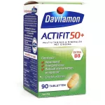 Davitamon Actifit 50+ Multivitaminen en Mineralen met Ginseng, 90 Tabletten