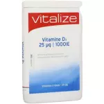 Vitalize Vitamine D Basis 25&micro;g 365 Capsules - Voor Het Behoud Van Sterke Botten En Tanden - Ondersteunt Het Immuunsysteem