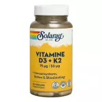 Solaray Vitamine D3 &amp; K2 60vc