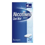 Nicotinell Kauwgom Cool Mint 4 Mg 24st