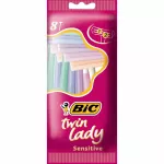 Bic Twin Lady Shaver Pouch 8 8st