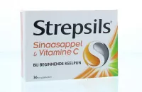 Strepsils Sinaasappel / Vitamine C 36zt