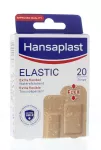 Hansaplast Elastic Waterproof Pleisters, 20 Stuks - Waterbestendige Bescherming
