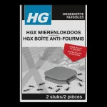 HG X Mierenlokdoos voor Effectieve Bestrijding van Mieren - 2 Stuks