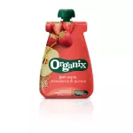 Organix Just Appel-Aardbei &amp; Quinoa Knijpfruit 100g