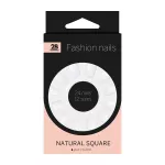 2B Cosmetics Fashion Nails - Natural Square 24 Stuks met Lijm