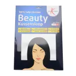 Lucovitaal Satijnen Beauty Kussensloop 60x70 cm - Wit, 1 Stuk
