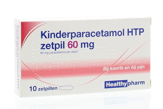 Healthy Paracetamol Zetpil 60mg 10 Sup