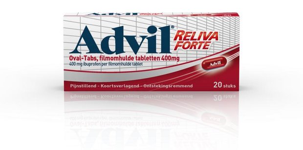 Advil Ovaal 400 Mg 20 Drg