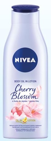 Nivea Body Oil Lotion Cherry Blossom &amp; Jojoba 200ml