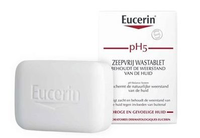 Eucerin Ph5 Zeepvrij Wastablet Voor Gevoelige Huid - 100g