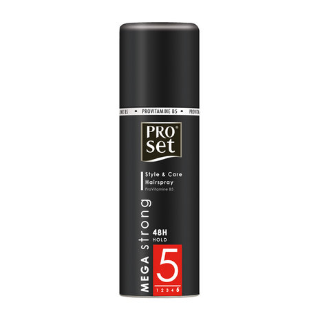 ProSet Haarspray Mega Strong 50ml - Langdurige Fixatie met ProVitamine B5