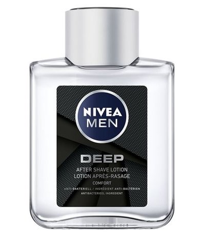 NIVEA MEN Deep Comfort After Shave Lotion 100ml - Verzorgende en Antibacteri&euml;le Aftershave