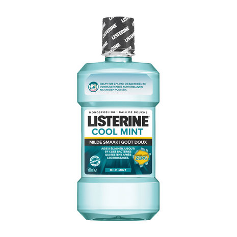 Listerine Cool Mint Mild Zero Mondwater - 500 Ml