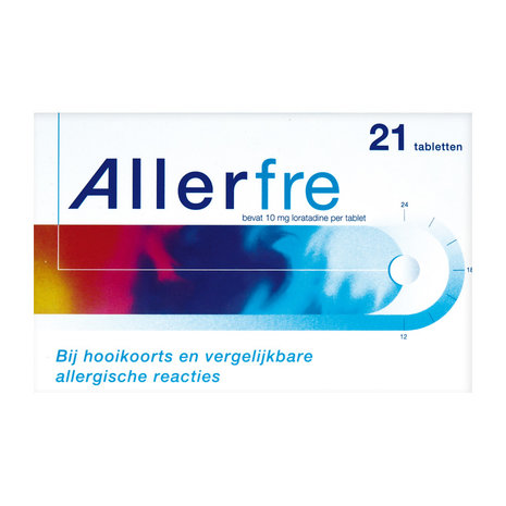 Allerfre Hooikoorts en Allergie Verlichting 10mg Tabletten - 21 Stuks
