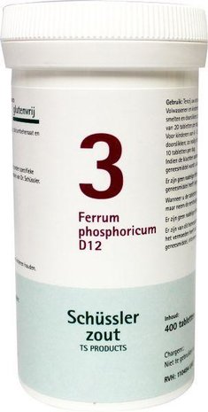 Pfluger Ferrum Phosphoricum 3 D12 Schussler 400tb