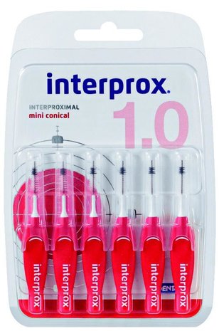 Interprox Premium Mini Conical Rood 6st
