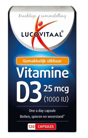Lucovitaal Vitamine D3 25 Mcg 120ca