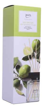 Ipuro Lime Light Geurdiffuser - Frisse Citroengras Geur - 200 ml