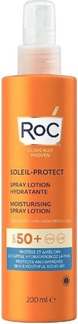 Roc Soleil Protect Hydraterende Zonnespray Spf50 - 200ml - Hoge Bescherming &amp; Verzorging