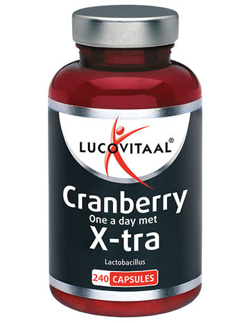 Lucovitaal Cranberry X-tra Forte Capsules met Lactobacillus - 240 Capsules