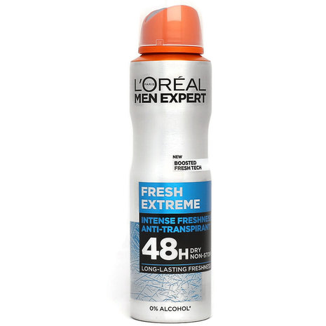 L&#039;or&eacute;al Men Expert Fresh Extreme Deodorant Spray 150ml - Langdurige Frisheid