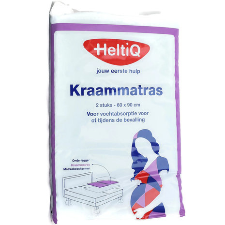 Heltiq Kraammatras 60x90 cm, Verpakking van 2 Stuks