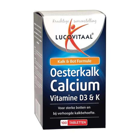 Lucovitaal Oesterkalk Calcium Tabletten 100tb