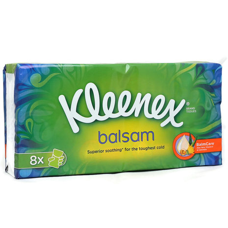Kleenex Balsam Zakdoekjes met Calendula Balsam - 8x9 Stuks