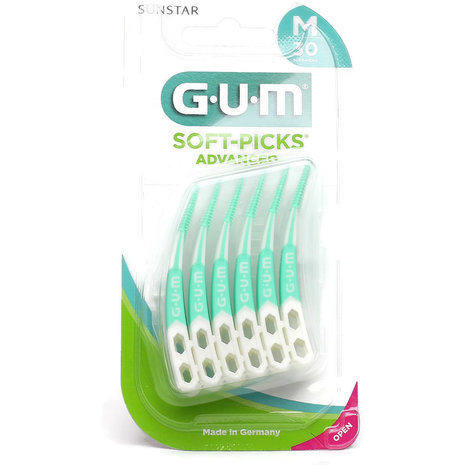 GUM Soft-Picks Advanced Regular 30 Count Dental Picks