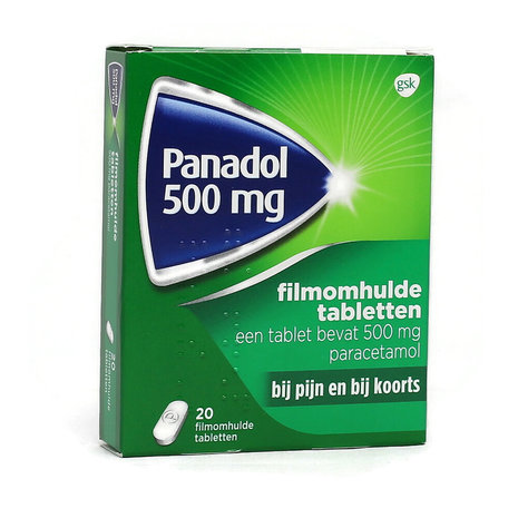 Panadol 500 mg Filmomhulde Tabletten - 20 Stuks