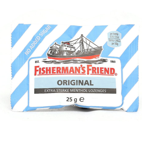 Fisherman&#039;s Friend Original Suikervrije Keelpastilles 25g