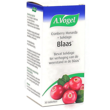 A.Vogel Cranberry Monarda Tabletten met Solidago voor Blaasondersteuning - 30 Tabletten