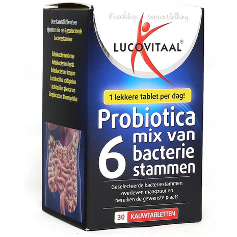 Lucovitaal Probiotica Kauwtabletten - 30 Tabletten