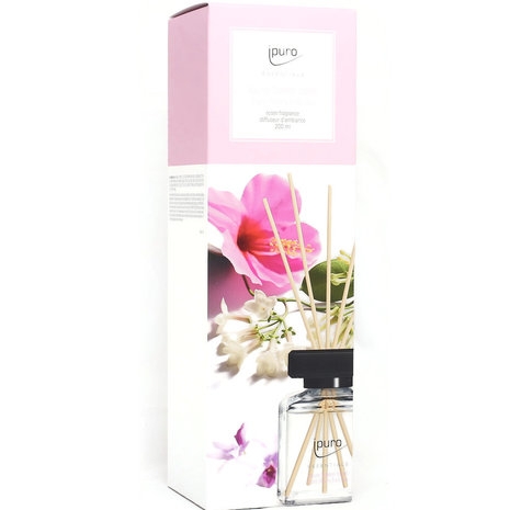 Ipuro Flower Bowl Geurdiffuser - 200 ml - Luxe Aroma Verspreider met Bloemige Geurnoten