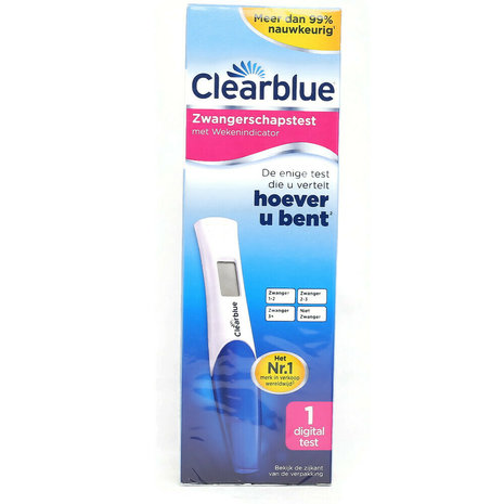 Clearblue Digitale Zwangerschapstest met Wekenindicator, 1 Stuk