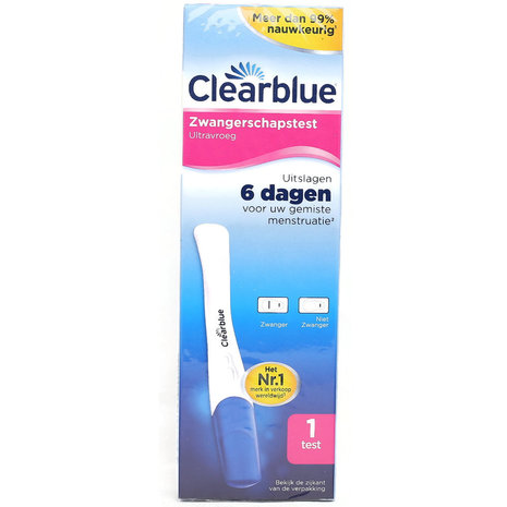 Clearblue Plus Vroege Detectie Zwangerschapstest, 1 Stuk