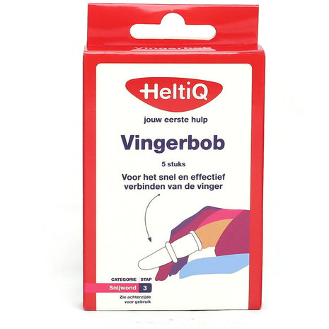 HeltiQ Vingerbob - Verband voor Vingers - 5 Stuks