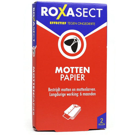 Roxasect Mottenpapier voor Bescherming van Kleding - 2 Stuks