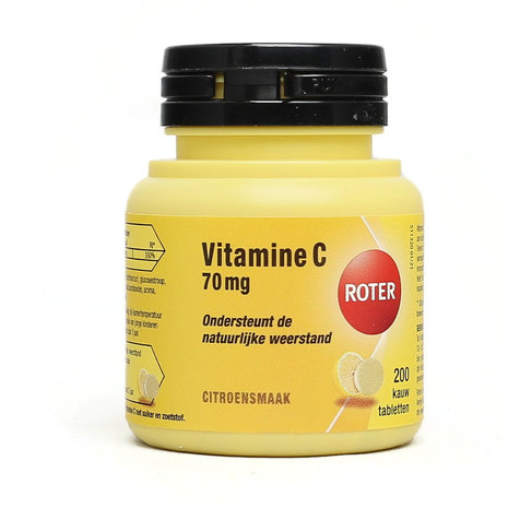 Roter Vitamine C 70 mg Kauwtabletten Citroensmaak - 200 Tabletten