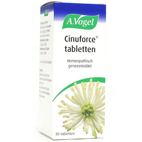 A.Vogel Cinuforce Homeopathische Tabletten - 80 Stuks