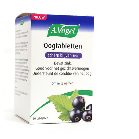 A.Vogel Oogtabletten met Zink voor Gezichtsvermogen - 60 Tabletten