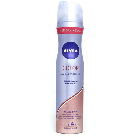 Nivea Color Care &amp; Protect Styling Spray voor Gekleurd Haar, Extra Sterk, 250ml