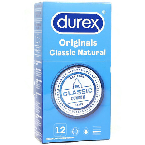 Durex Originals Classic Natural Condooms - 12 Stuks
