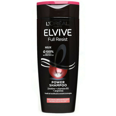 L&#039;Or&eacute;al Paris Elvive Full Resist Power Shampoo 250ml - Versterkend voor Kwetsbaar Haar
